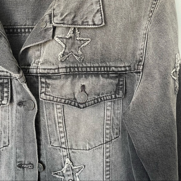 Rails Knox Stars Button-Front Jean Jacket Size S - Picture 5 of 16